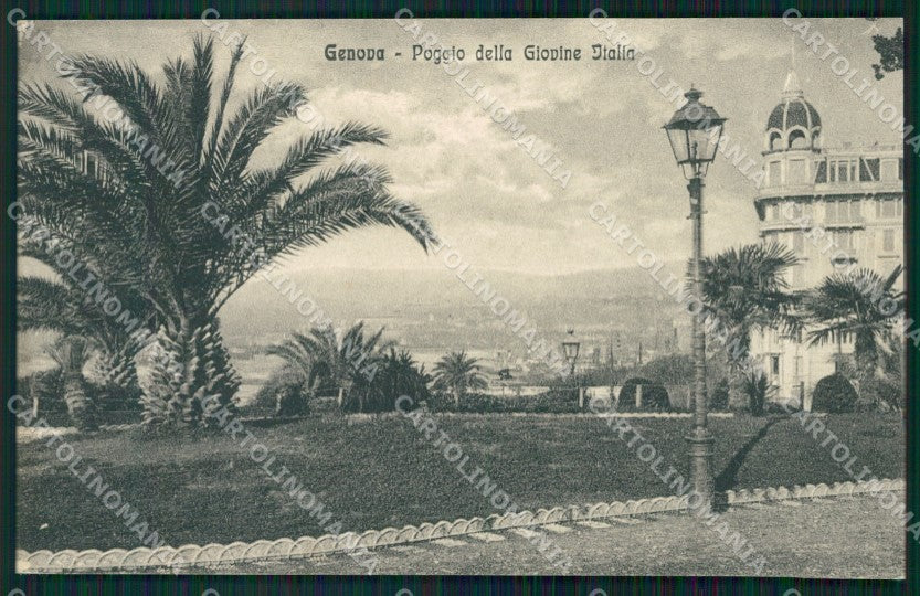 Genova Città Poggio Giovane Italia cartolina WX2847 – fronte