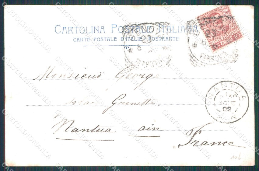 Genova Città Molo Vecchio Barche cartolina WX2852 – retro