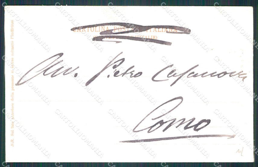 Genova Città Ponte Monumentale Tram cartolina WX2854 – retro