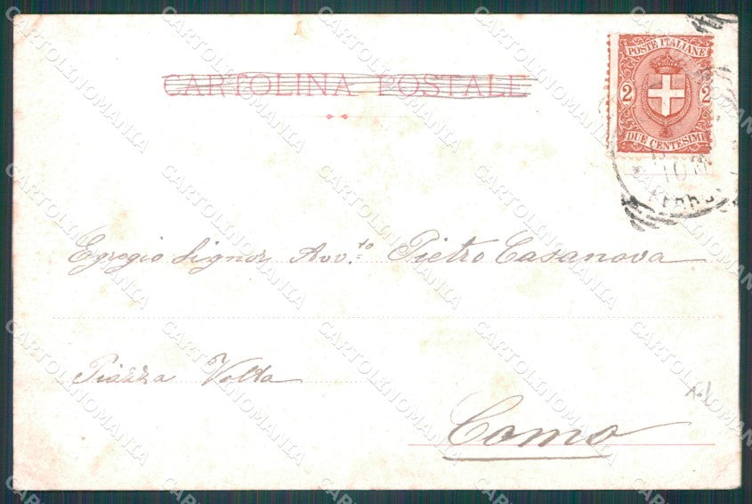 Genova Città Piazza Corvetto PIEGHINE cartolina WX2857 – retro
