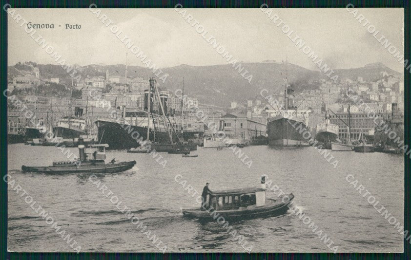 Genova Città Porto cartolina WX2862 – fronte