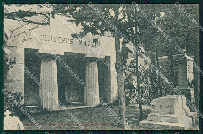 Genova Città Tomba Giuseppe Mazzini cartolina WX2866 – fronte