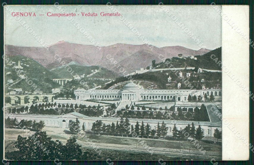 Genova Città Camposanto cartolina WX2867 – fronte