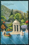 Genova Pegli Villa Durazzo Pallavicini Laghetto SCOLLATA cartolina WX2869 – fronte