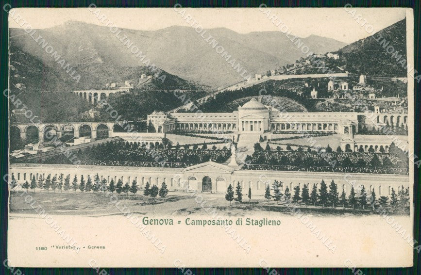 Genova Città Camposanto di Staglieno cartolina WX2873 – fronte