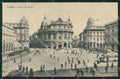 Genova Città Piazza De Ferrari Tram cartolina WX2894 – fronte