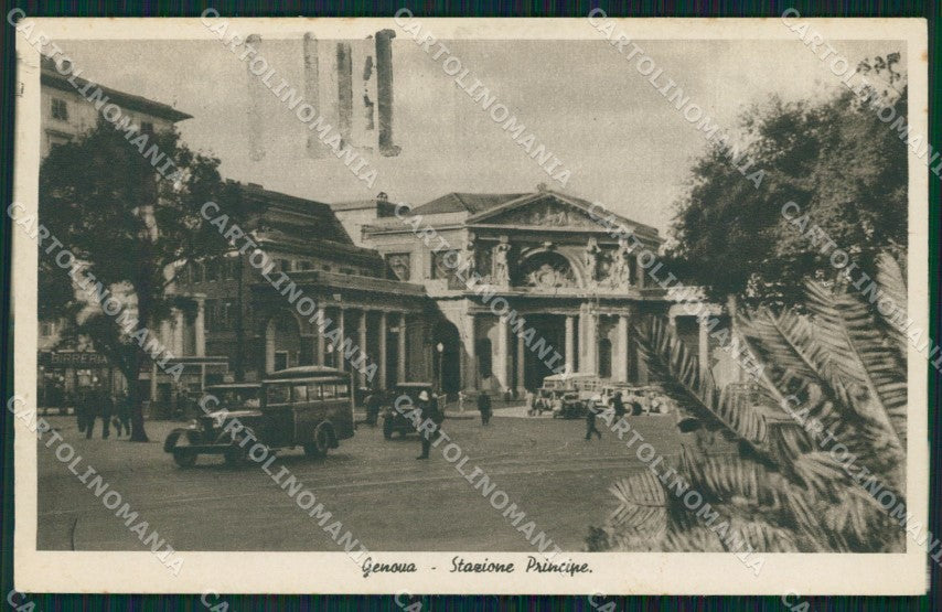 Genova Città Stazione Principe Auto cartolina WX2902 – fronte