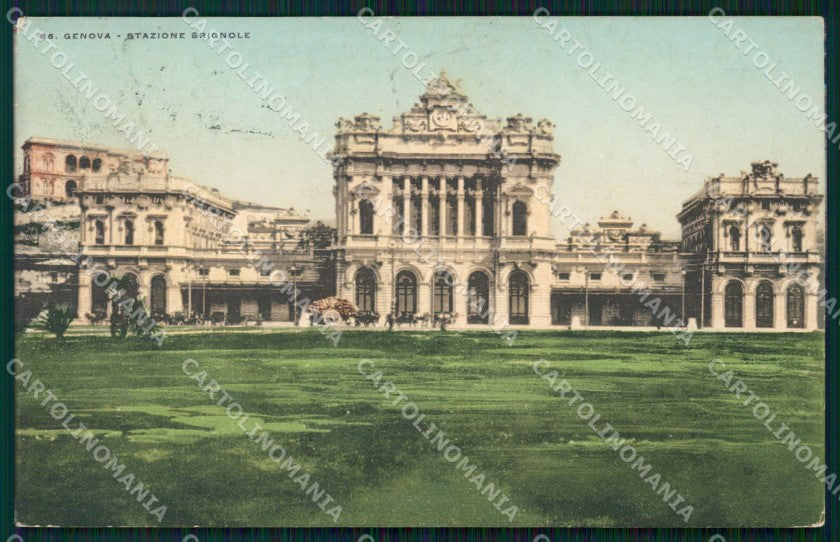 Genova Città Stazione Brignole cartolina WX2911 – fronte