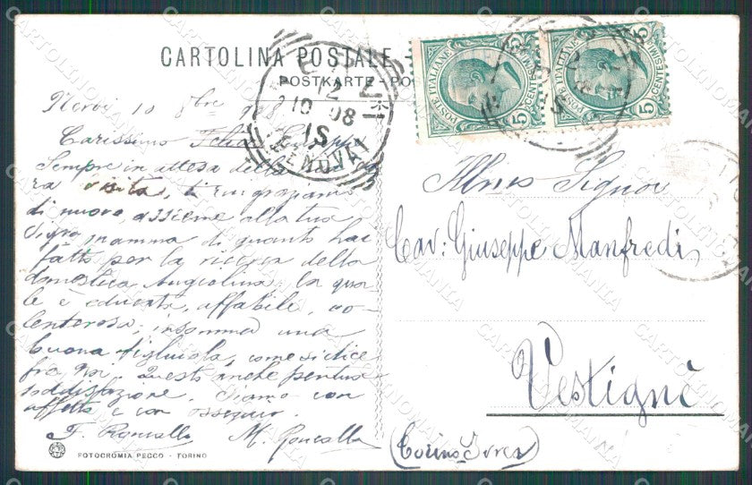 Genova Città Stazione Brignole cartolina WX2911 – retro