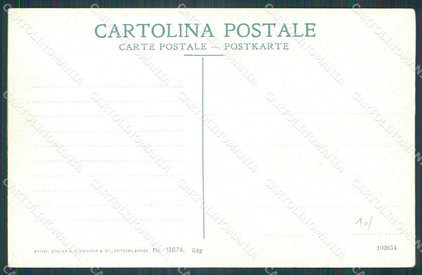 Genova Città Molo Nuovo Navi cartolina WX2912 – retro