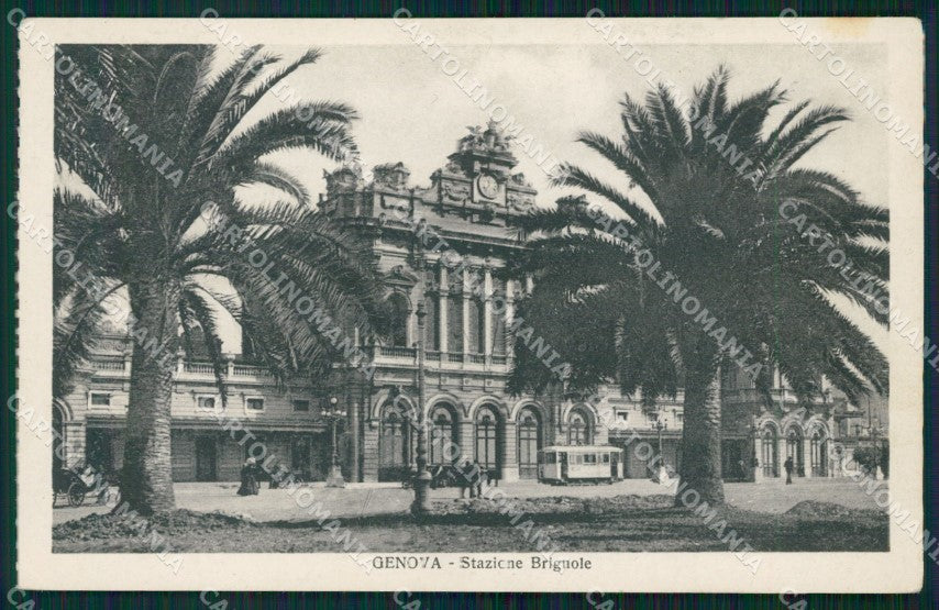 Genova Città Stazione Brignole cartolina WX2919 – fronte
