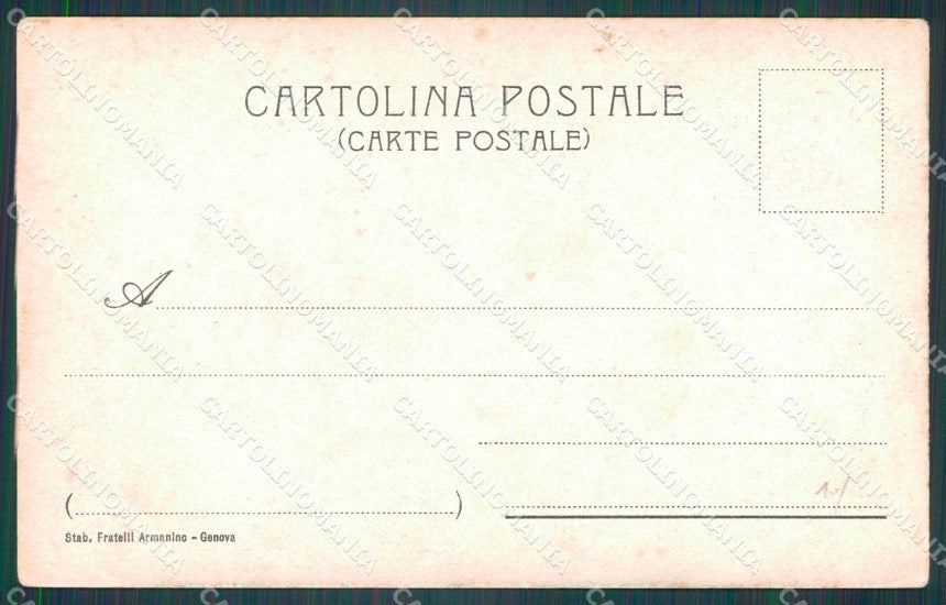 Genova Città Piazza Acquaverde cartolina WX2920 – retro