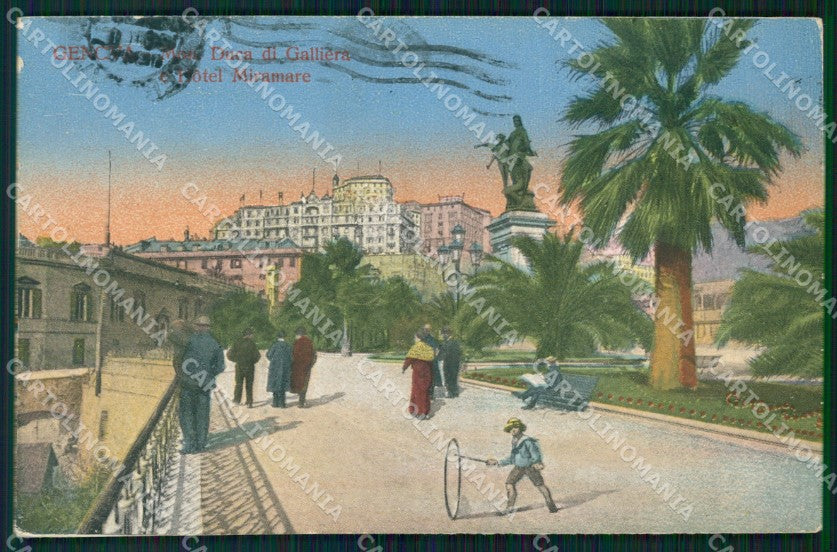 Genova Città Monumento Duca di Galliera cartolina WX2924 – fronte