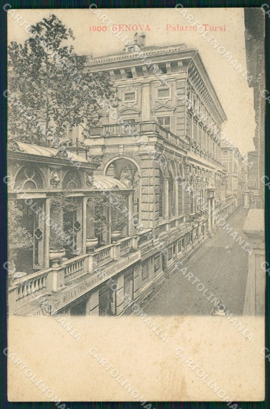 Genova Città Palazzo Tursi cartolina WX2941 – fronte