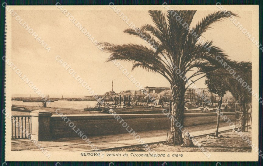 Genova Città Circonvallazione a Mare cartolina WX2959 – fronte