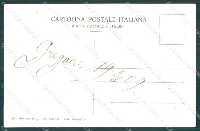 Genova Città Truogoli Santa Brigida PIEGA cartolina WX2962 – retro