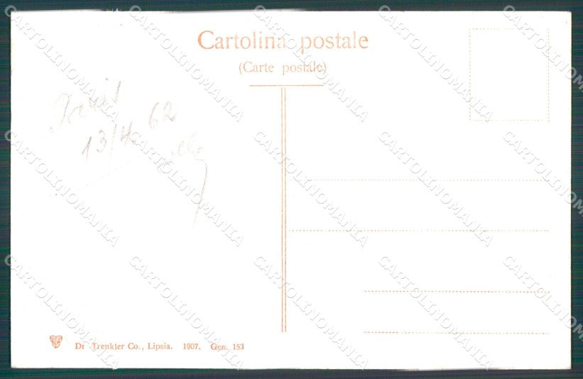 Genova Città Chiesa Immacolata Concezione cartolina WX2963 – retro
