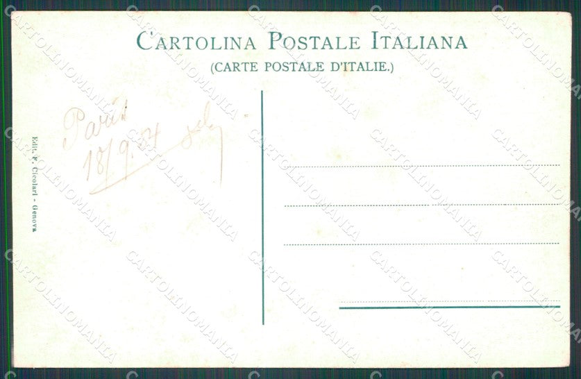 Genova Città Palazzo Ducale cartolina WX2966 – retro