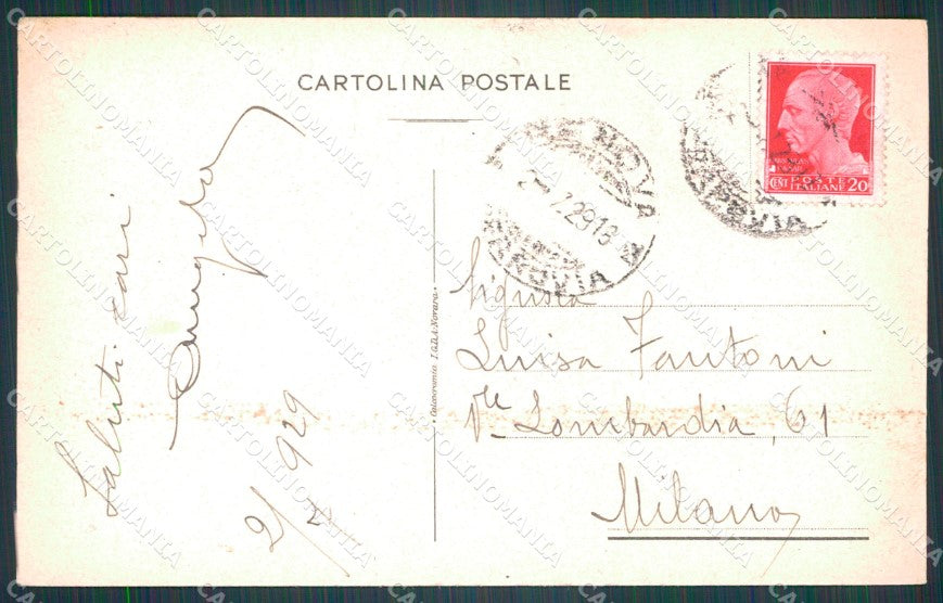 Genova Città Stazione Brignole cartolina WX2975 – retro