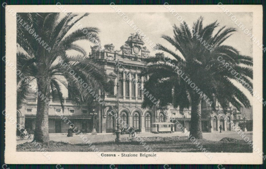 Genova Città Stazione Brignole cartolina WX2980 – fronte