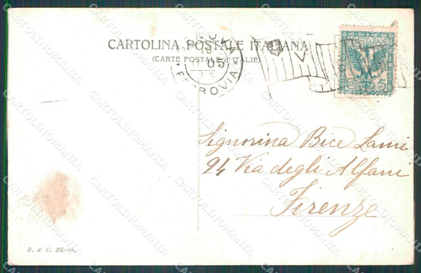 Genova Città Nuova Stazione Orientale Genova Brignole cartolina WX2983 – retro
