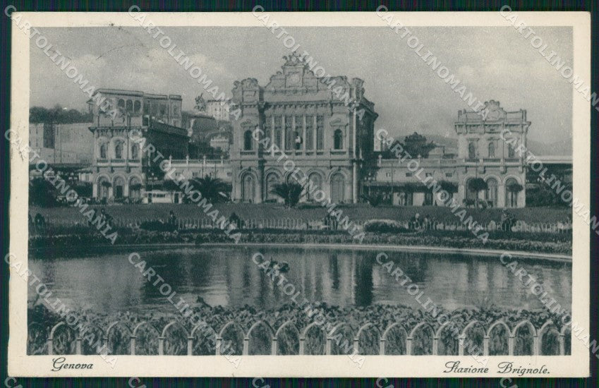 Genova Città Stazione Brignole cartolina WX2985 – fronte