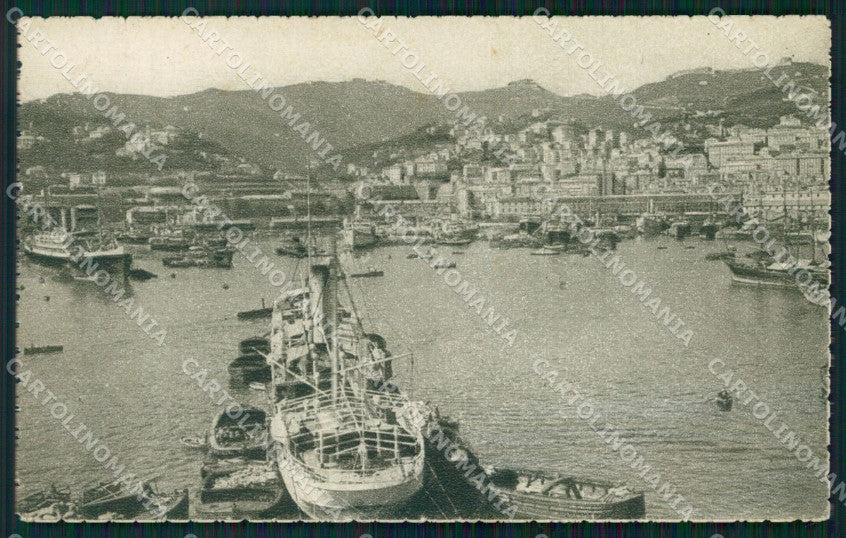 Genova Città Porto cartolina WX2991 – fronte