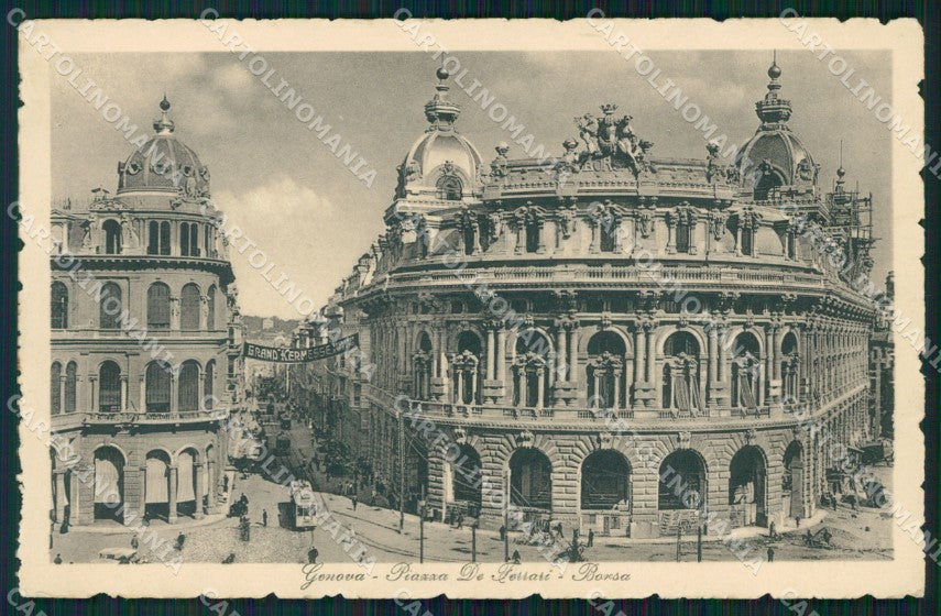Genova Città Piazza De Ferrari cartolina WX2995 – fronte
