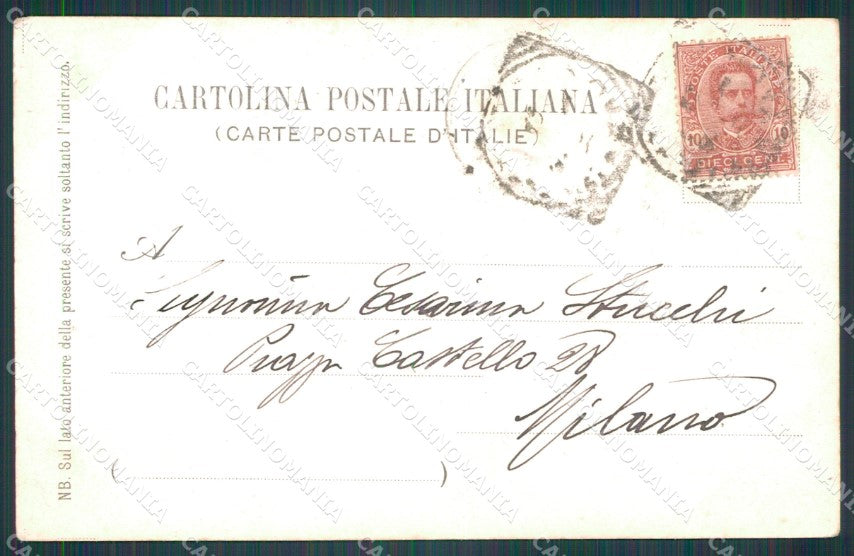 Genova Città Panorama da San Nicolò cartolina WX2996 – retro