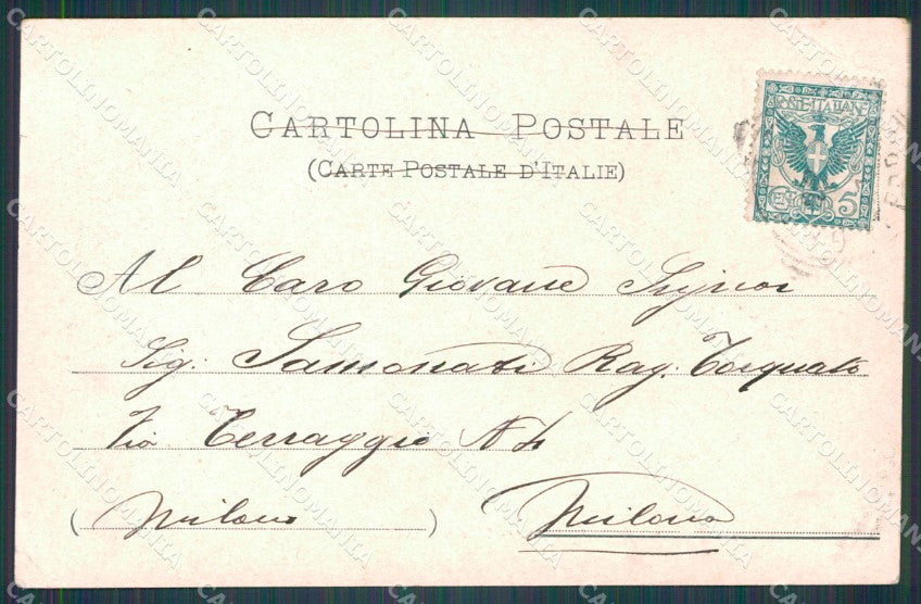 Genova Città Piazza Corvetto Militari PIEGHE cartolina WX2998 – retro