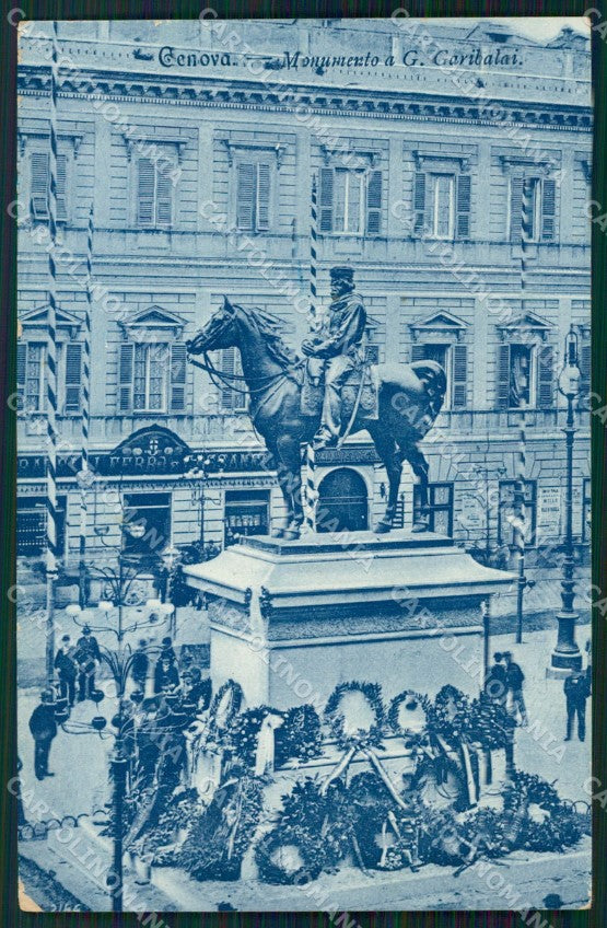 Genova Città Garibaldi RIPARATA cartolina WX3014 – fronte
