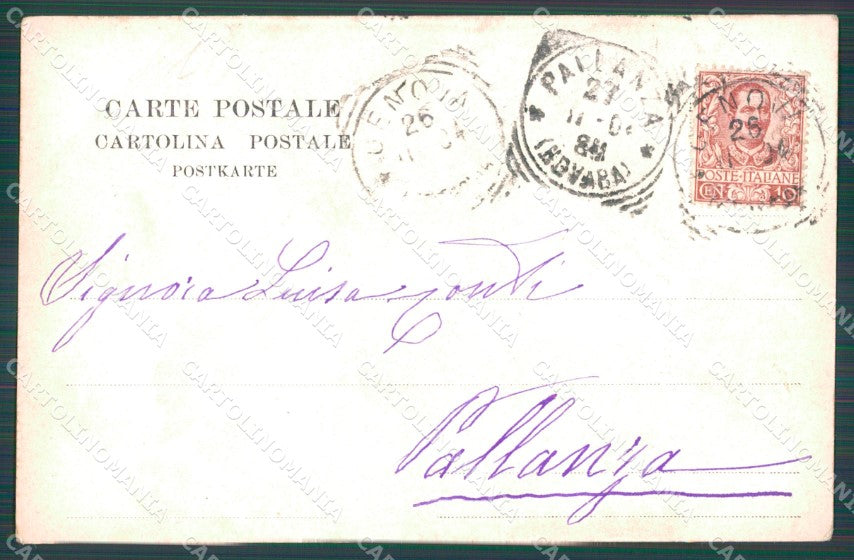Genova Città Porta Pila cartolina WX3017 – retro