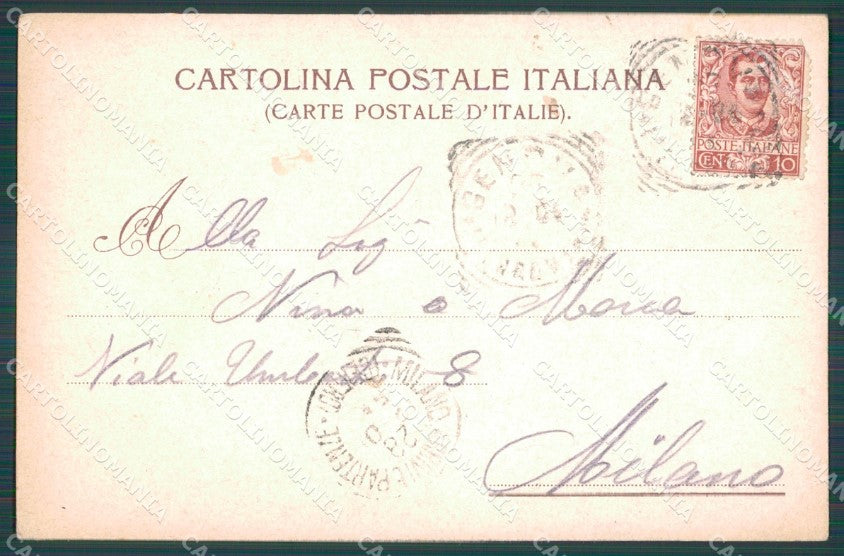 Genova Città Porta Soprana cartolina WX3018 – retro