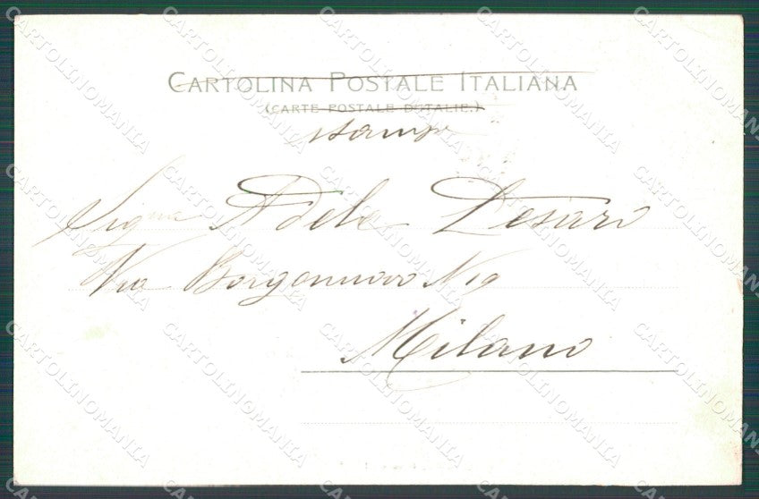 Genova Città Porta Dei Vacca PIEGHINA cartolina WX3022 – retro