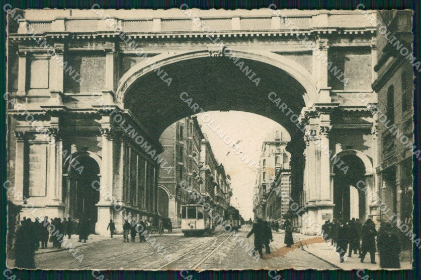 Genova Città Ponte Monumentale cartolina WX3031 – fronte