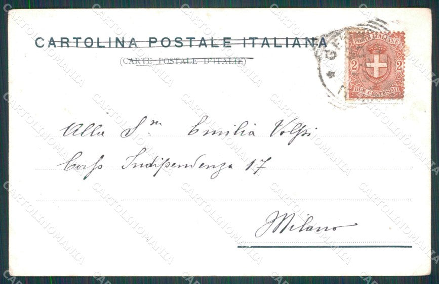Genova Città Ponte Monumentale FORI PIEGHINE cartolina WX3033 – retro