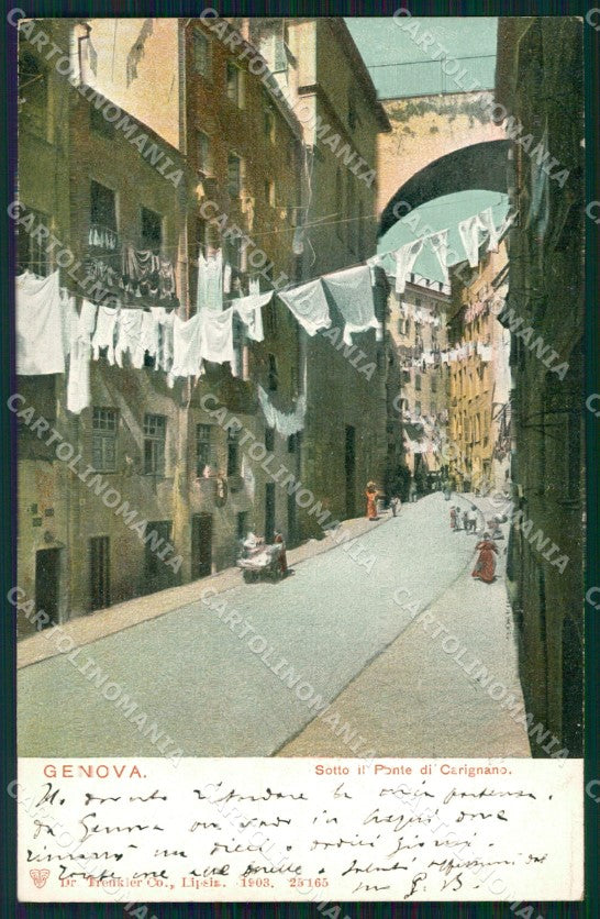 Genova Città Ponte di Carignano cartolina WX3035 – fronte