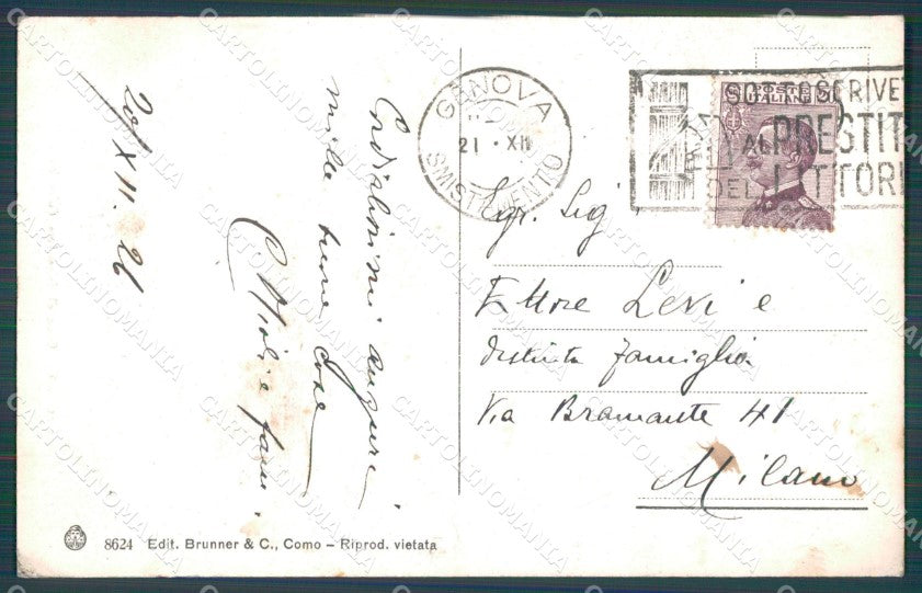 Genova Città Casa Cristoforo Colombo cartolina WX3039 – retro