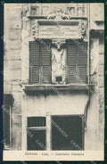 Genova Città Casa Cristoforo Colombo cartolina WX3040 – fronte