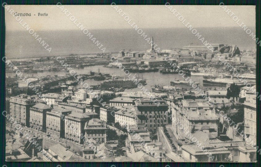 Genova Città Porto cartolina WX3045 – fronte