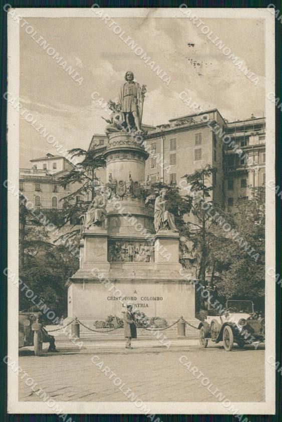 Genova Città Cristoforo Colombo cartolina WX3048 – fronte