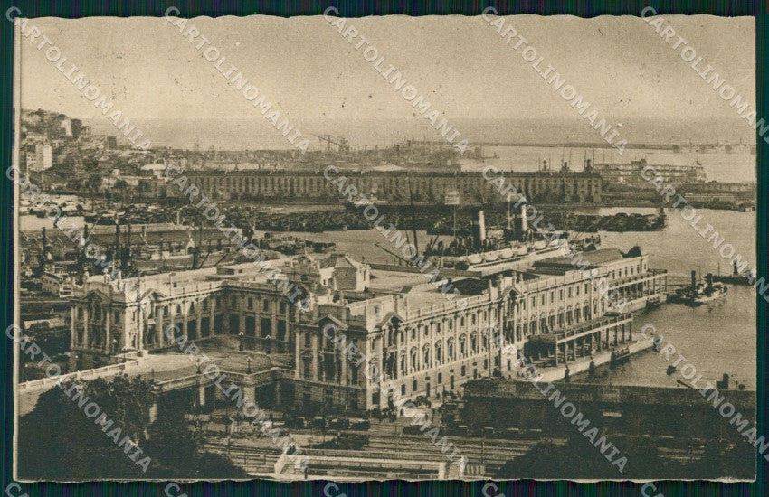 Genova Città Stazione Marittima cartolina WX3072 – fronte