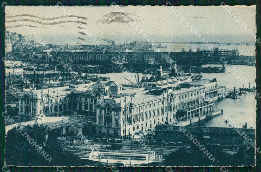 Genova Città Stazione Marittima cartolina WX3079 – fronte