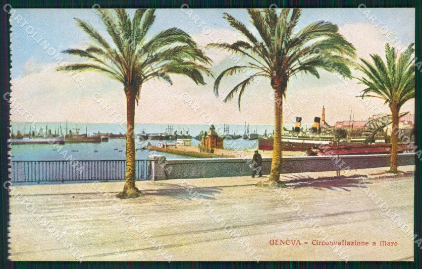 Genova Città Circonvallazione a Mare cartolina WX3086 – fronte