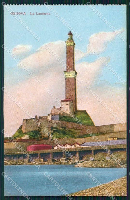 Genova Città La Lanterna cartolina WX3087 – fronte