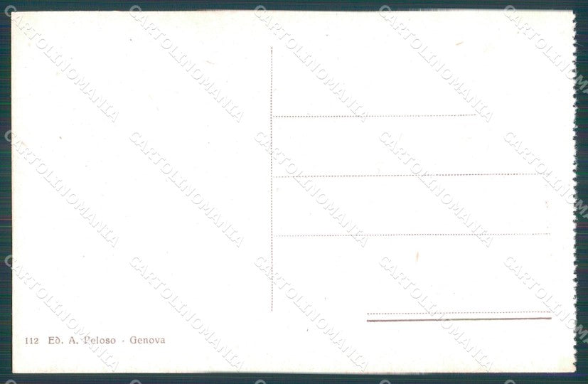 Genova Città Truogoli Santa Brigida cartolina WX3090 – retro