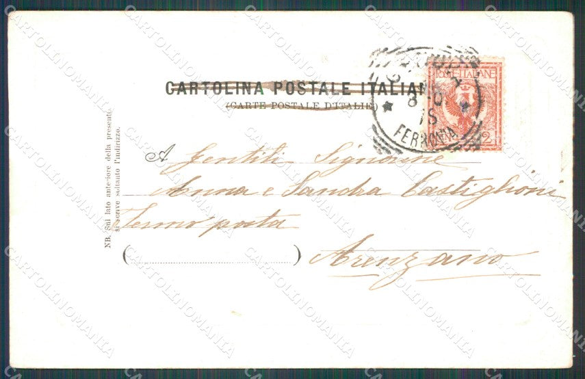 Genova Città Darsena cartolina WX3105 – retro