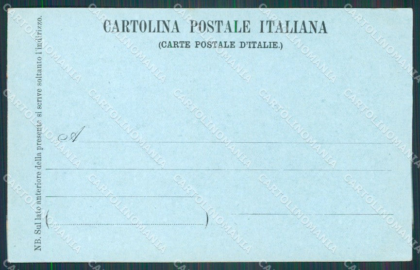 Genova Città Piazza Corvetto Chiaro di Luna cartolina WX3107 – retro