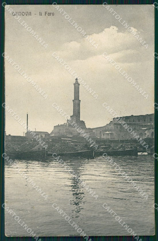 Genova Città Faro cartolina WX3110 – fronte