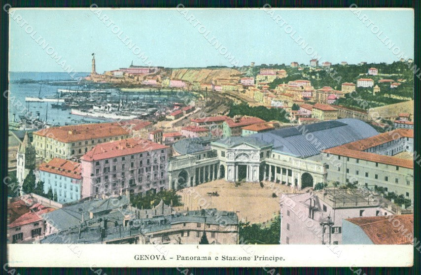 Genova Città Stazione Principe cartolina WX3121 – fronte
